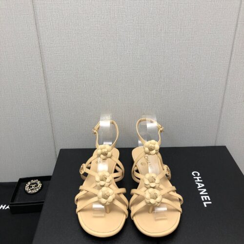 High Quality Luxury Chanel Classic Chain Accessories Flower Sandals – Style 56262 product detail