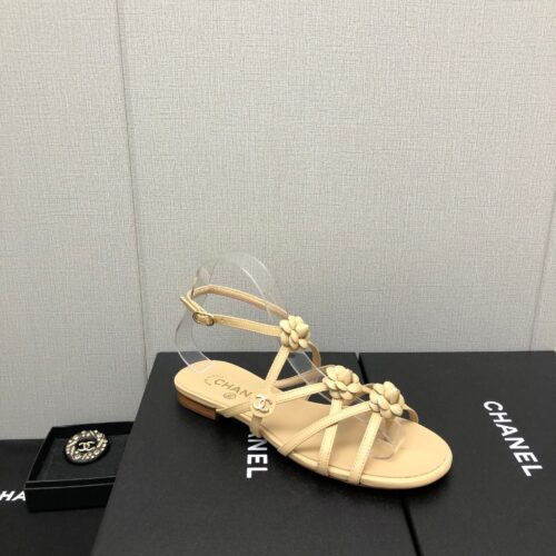 High Quality Luxury Chanel Classic Chain Accessories Flower Sandals – Style 56262 product detail