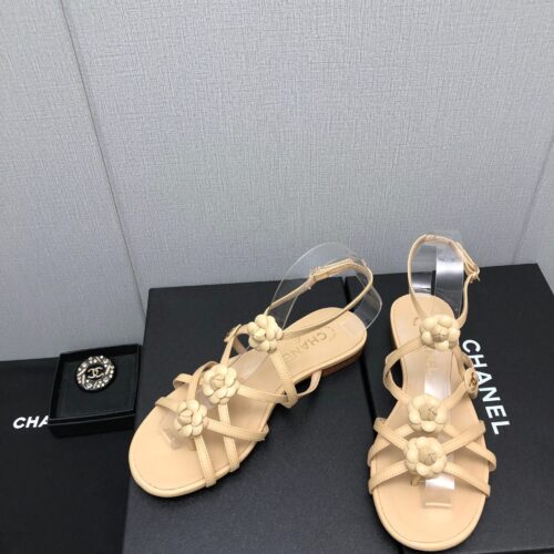 High Quality Luxury Chanel Classic Chain Accessories Flower Sandals – Style 56262 product detail