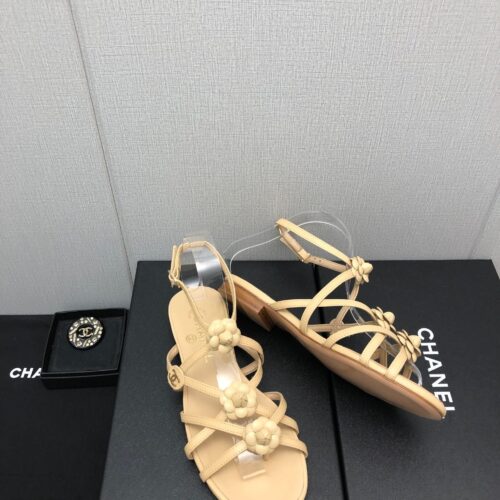 High Quality Luxury Chanel Classic Chain Accessories Flower Sandals – Style 56262 product detail