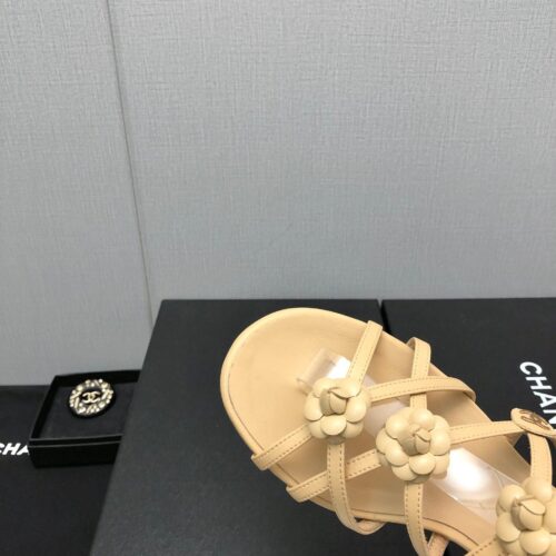 High Quality Luxury Chanel Classic Chain Accessories Flower Sandals – Style 56262 product detail