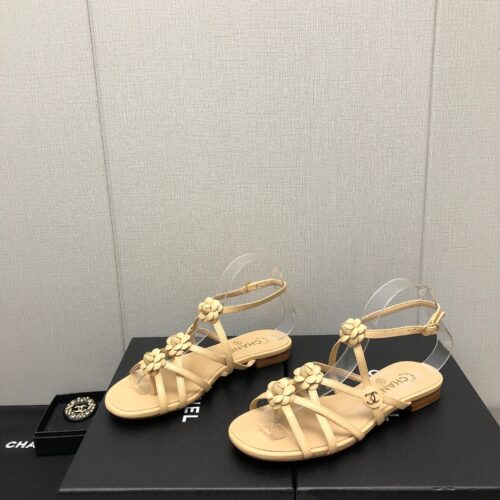 High Quality Luxury Chanel Classic Chain Accessories Flower Sandals – Style 56262 product detail