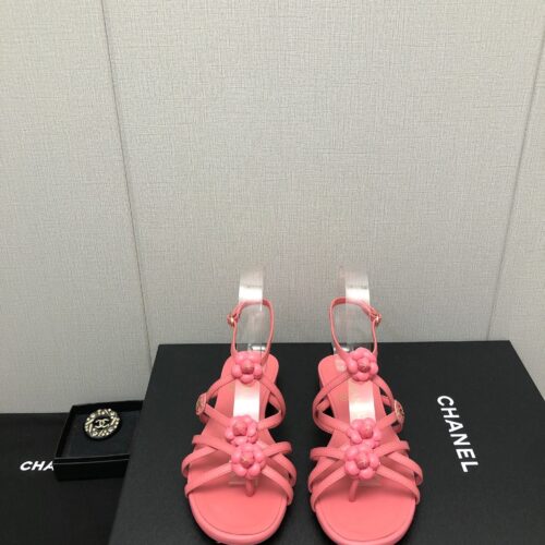 High Quality Luxury Chanel Classic Chain Accessories Flower Sandals – Style 52870 product detail
