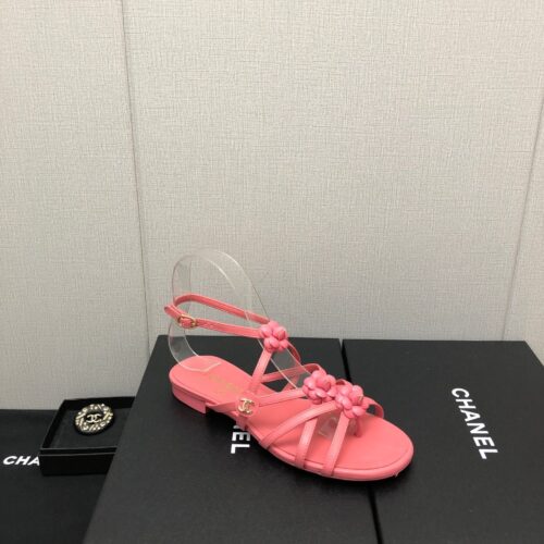 High Quality Luxury Chanel Classic Chain Accessories Flower Sandals – Style 52870 product detail