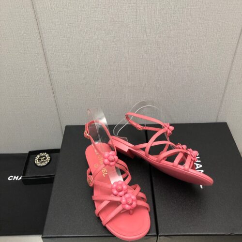 High Quality Luxury Chanel Classic Chain Accessories Flower Sandals – Style 52870 product detail