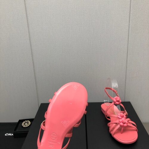 High Quality Luxury Chanel Classic Chain Accessories Flower Sandals – Style 52870 product detail