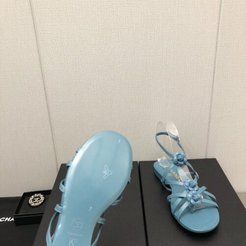 High Quality Luxury Chanel Classic Chain Accessories Flower Sandals – Style 61350 product detail