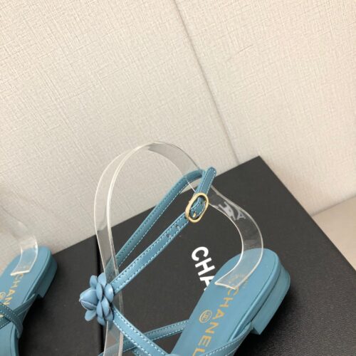 High Quality Luxury Chanel Classic Chain Accessories Flower Sandals – Style 61350 product detail