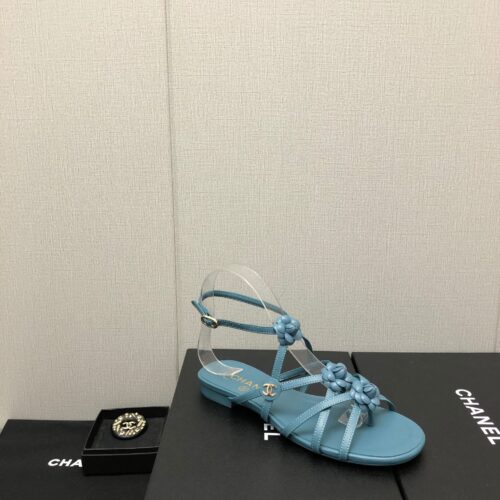 High Quality Luxury Chanel Classic Chain Accessories Flower Sandals – Style 61350 product detail