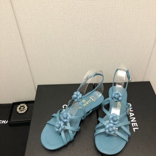 High Quality Luxury Chanel Classic Chain Accessories Flower Sandals – Style 61350 product detail