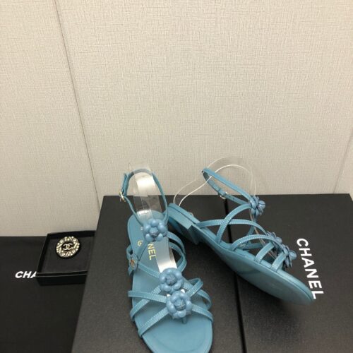 High Quality Luxury Chanel Classic Chain Accessories Flower Sandals – Style 61350 product detail