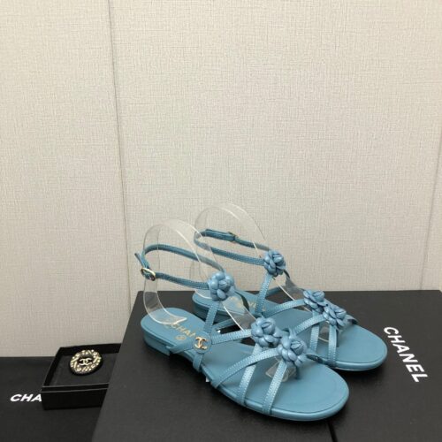 High Quality Luxury Chanel Classic Chain Accessories Flower Sandals – Style 61350