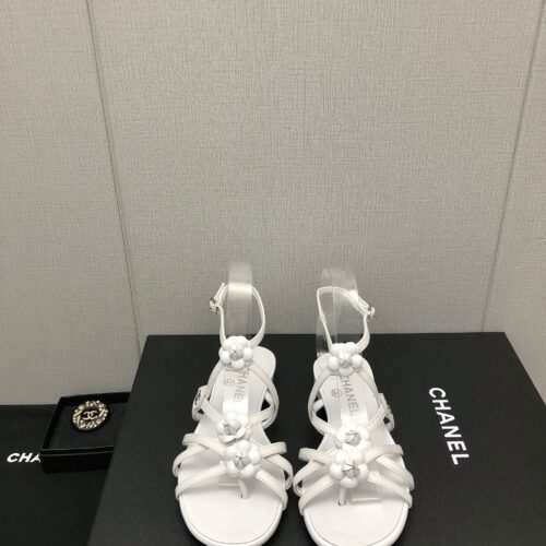 High Quality Luxury Chanel Classic Chain Accessories Flower Sandals product detail