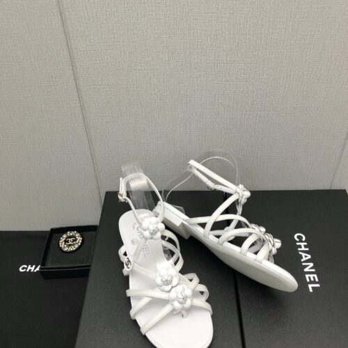 High Quality Luxury Chanel Classic Chain Accessories Flower Sandals product detail