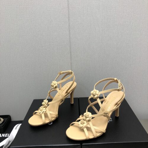 High Quality Luxury Chanel Classic Chain Accessories Flower Sandals – Style 95814 alternate view