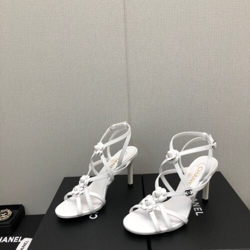 High Quality Luxury Chanel Classic Chain Accessories Flower Sandals – Style 05990 alternate view
