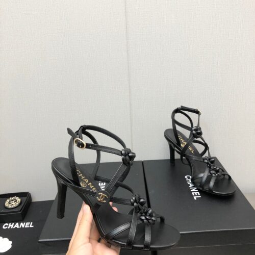 High Quality Luxury Chanel Classic Chain Accessories Flower Sandals – Style 69830 alternate view