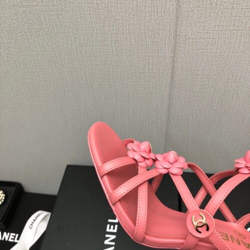 High Quality Luxury Chanel Classic Chain Accessories Flower Sandals – Style 42150 product detail