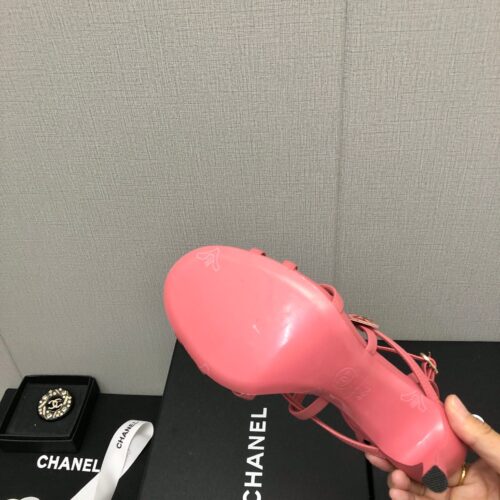 High Quality Luxury Chanel Classic Chain Accessories Flower Sandals – Style 42150 product detail