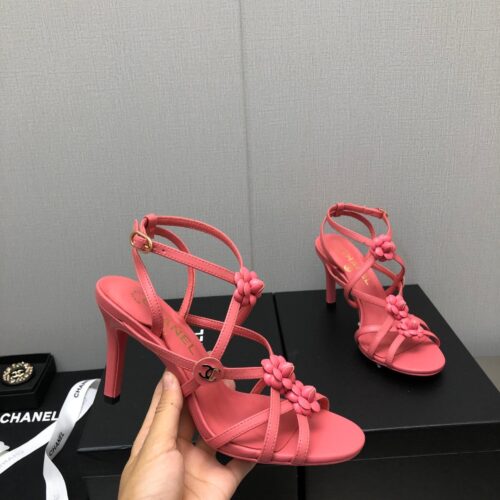 High Quality Luxury Chanel Classic Chain Accessories Flower Sandals – Style 42150 alternate view