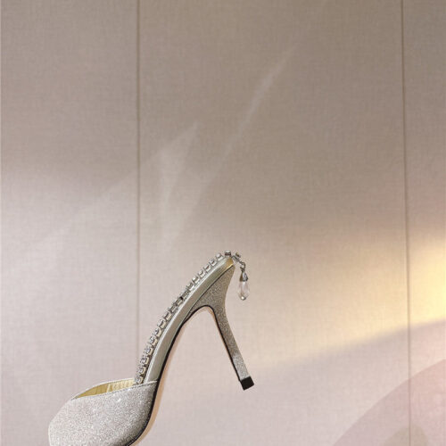 High Quality Luxury Jimmy Choo Rhinestone Chain Heels – Style 60919 product detail