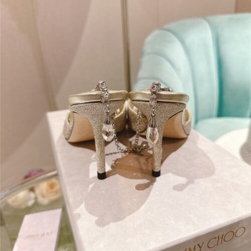 High Quality Luxury Jimmy Choo Rhinestone Chain Heels – Style 60919 product detail
