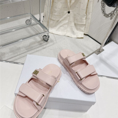 High Quality Luxury Dior New Color Velcro Sandals And Slippers – Style 13862 product detail