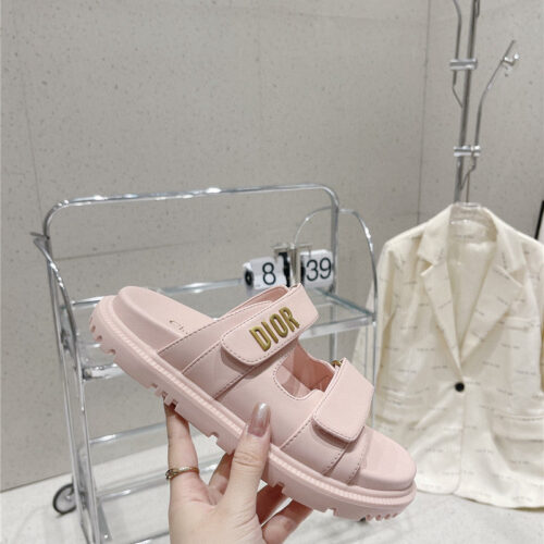 High Quality Luxury Dior New Color Velcro Sandals And Slippers – Style 13862 alternate view