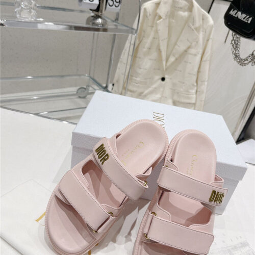 High Quality Luxury Dior New Color Velcro Sandals And Slippers – Style 13862 product detail