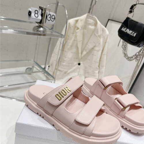 High Quality Luxury Dior New Color Velcro Sandals And Slippers – Style 13862