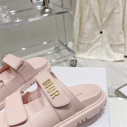 High Quality Luxury Dior New Color Velcro Sandals And Slippers – Style 13862 product detail