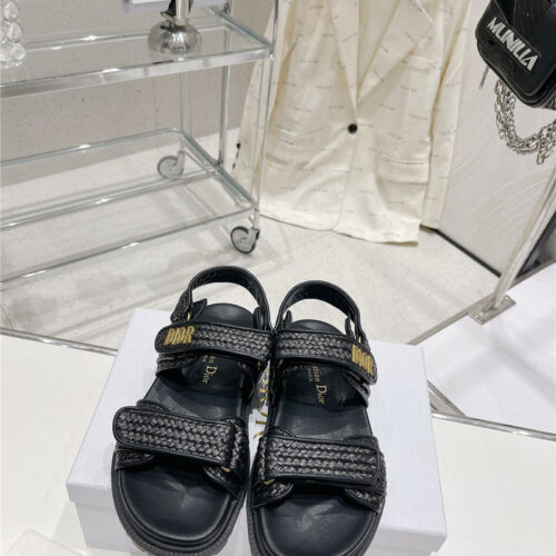 High Quality Luxury Dior New Color Velcro Sandals And Slippers – Style 24582 product detail