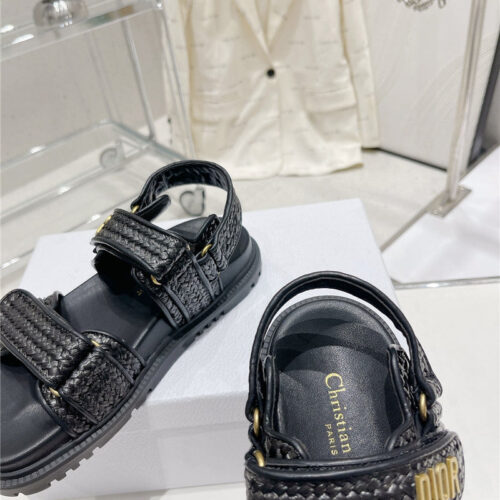 High Quality Luxury Dior New Color Velcro Sandals And Slippers – Style 24582 product detail