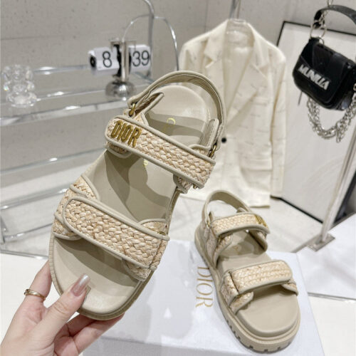 High Quality Luxury Dior New Color Velcro Sandals And Slippers – Style 05382 alternate view