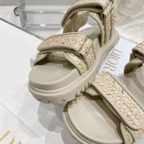 High Quality Luxury Dior New Color Velcro Sandals And Slippers – Style 05382 product detail