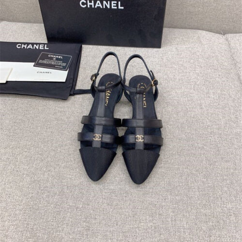 High Quality Luxury Chanel New Pointed Sandals – Style 03206 product detail