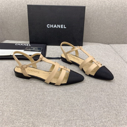 High Quality Luxury Chanel New Pointed Sandals – Style 39366