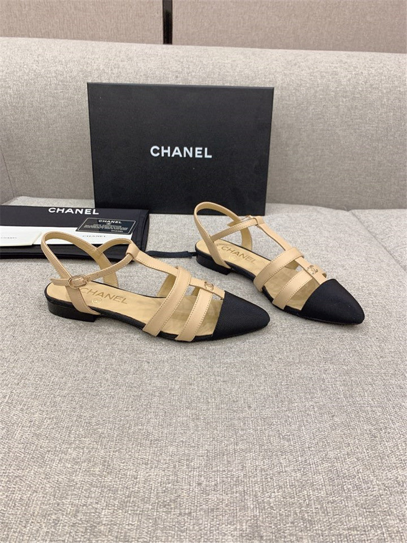 High Quality Luxury Chanel New Pointed Sandals – Style 39366