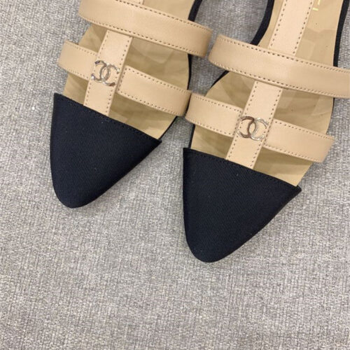High Quality Luxury Chanel New Pointed Sandals – Style 39366 product detail