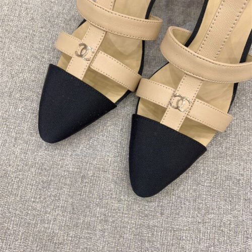 High Quality Luxury Chanel New Pointed Sandals – Style 13382 product detail
