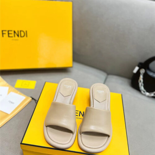 High Quality Luxury Fendi New Slippers – Style 55091 product detail