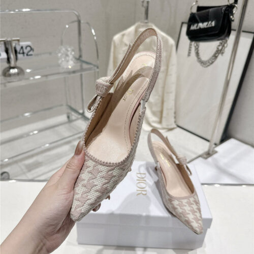 High Quality Luxury Dior Kitten Heel High Heels – Style 47814 product detail