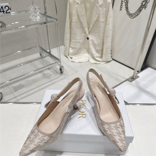 High Quality Luxury Dior Kitten Heel High Heels – Style 47814 product detail