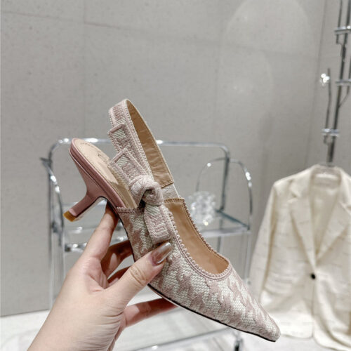 High Quality Luxury Dior Kitten Heel High Heels – Style 47814 alternate view