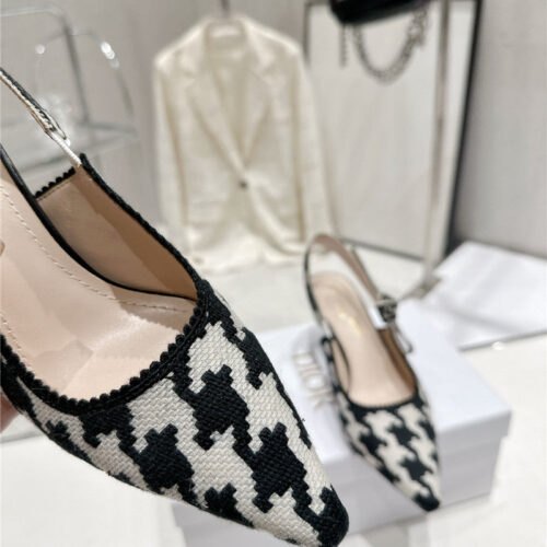 High Quality Luxury Dior Kitten Heel High Heels – Style 94150 product detail