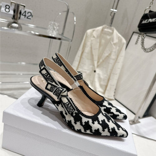 High Quality Luxury Dior Kitten Heel High Heels – Style 94150