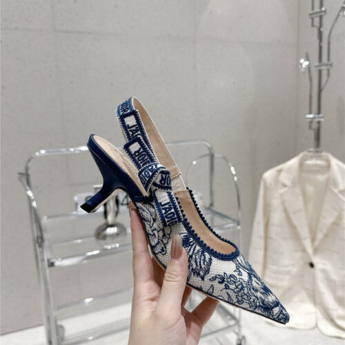 High Quality Luxury Dior Kitten Heel High Heels – Style 73254 alternate view