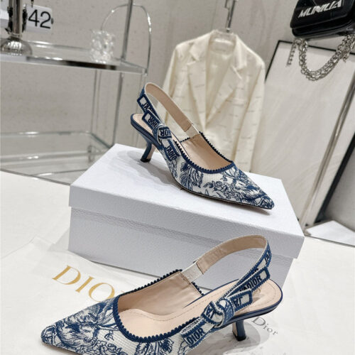 High Quality Luxury Dior Kitten Heel High Heels – Style 73254 product detail