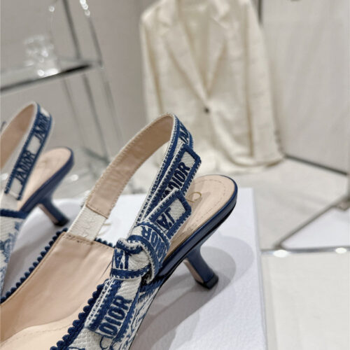 High Quality Luxury Dior Kitten Heel High Heels – Style 73254 product detail