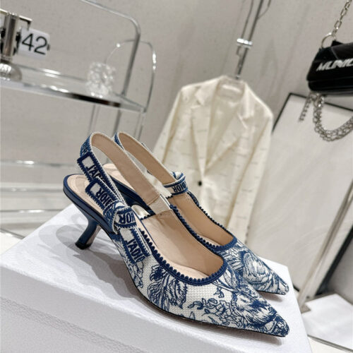 High Quality Luxury Dior Kitten Heel High Heels – Style 73254